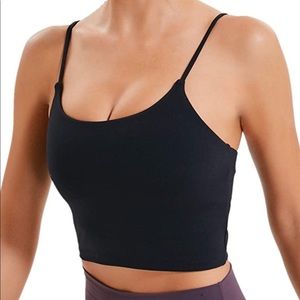 Lemedy Women Padded Sports Bra Tank Top